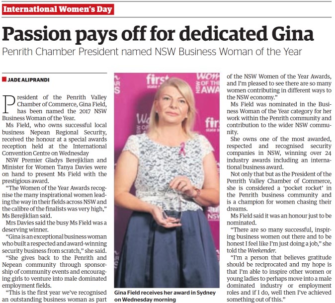 Gina Field - The Western Weekender - page 3 - 10 Mar 2017